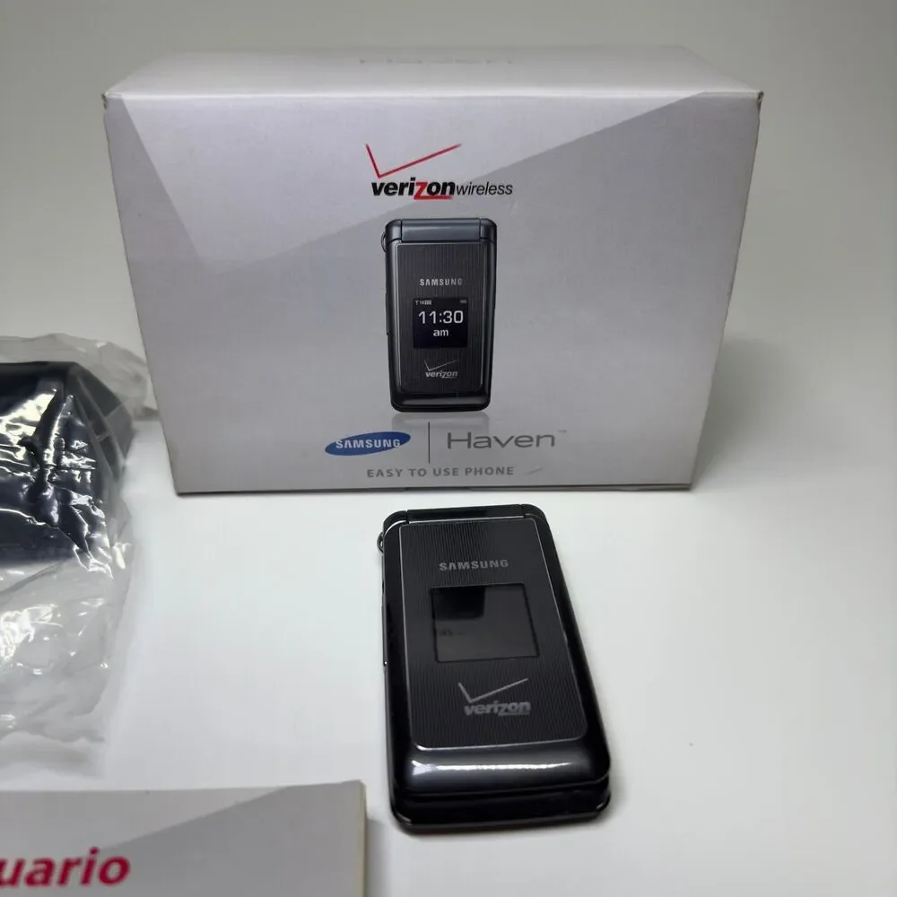 Samsung Haven Model SCHU320 Flip Phone Dark Gray